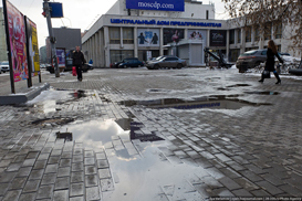Некачественная укладка тротуарной плитки Некачественная укладка тротуарной плитки